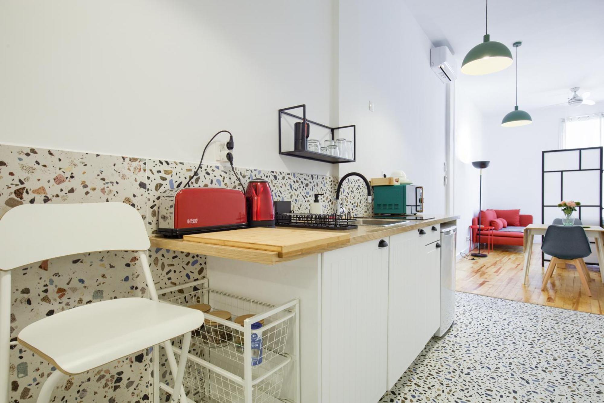 Mezzanine Orange Leilighet Madrid Rom bilde