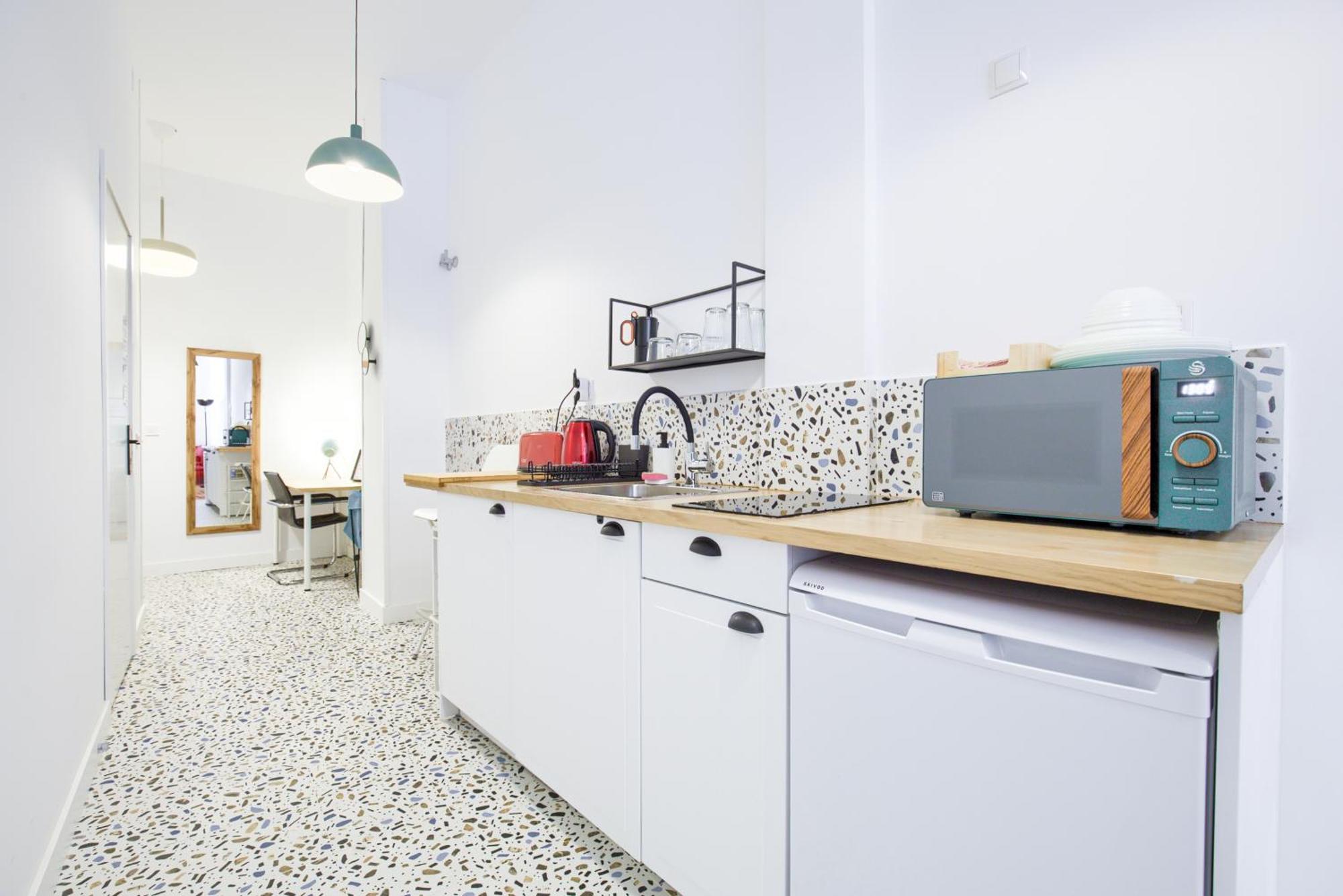 Mezzanine Orange Leilighet Madrid Rom bilde